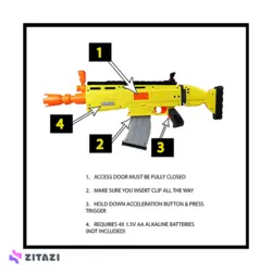 تفنگ بازی نرف مدل Nerf Fortnite AR L