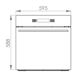 فر توکار برقی کن E6597