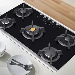 اجاق گاز صفحه ای آلتون IG529 شیشه مشکی