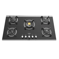 اجاق گاز صفحه ای آلتون IG529 شیشه مشکی