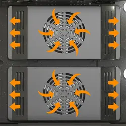 فر برقی آلتون V503T دوقلو بخارپز