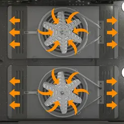 فر برقی آلتون V503T دوقلو بخارپز
