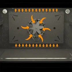 فر برقی آلتون V905B مشکی بخارپز