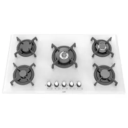 اجاق گاز صفحه ای آلتون G533W شیشه سفید