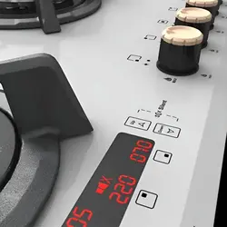 اجاق گاز صفحه ای آلتون IG531DW شیشه سفید