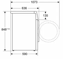 ماشین لباسشویی 9 کیلویی بوش WGG244M90