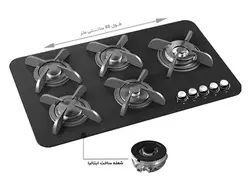 گاز رومیزی و صفحه ای کن مدل PARDYC R