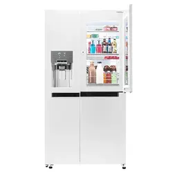 یخچال فریزر ساید بای ساید دوو سری پرایم 34 فوت مدل DSI-3445MW سفید متالیک