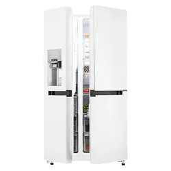 یخچال فریزر ساید بای ساید دوو سری پرایم 34 فوت مدل DSI-3445MW سفید متالیک