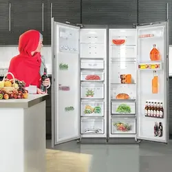 یخچال فریزر دوقلو دوو سری تویین 40 فوت مدل SRFi-21GW سفید