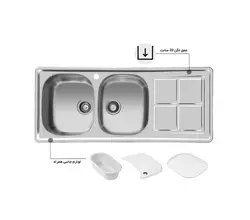 سینک توکار اخوان 159