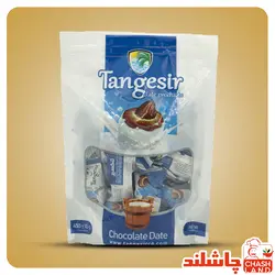 خرما شکلاتی شیری با مغز بادام - چاشلند