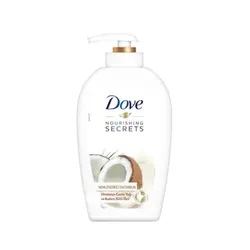 مایع دستشویی داو حاوی روغن نارگیل و شیر بادام  Dove حجم 500 میلی