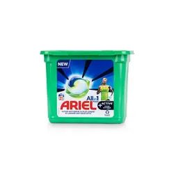 قرص ماشین لباسشویی آریل مدل All In 1 + Active Odor Defense بسته 21 عددی