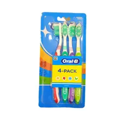 مسواک فرانسوی اورال بی Oral B Cepillo Medio 4 با برس متوسط 4 عددی