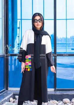 مانتو کیمونو جیب دار