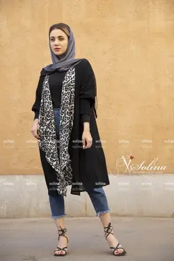 مانتو حریر دورو