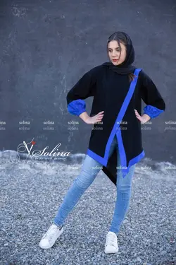 مانتو اسپرت جلو بسته