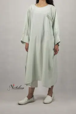 مانتو جلوبسته تک جیب