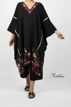 مانتو پانچ جلوبسته مجلسی