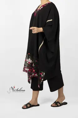 مانتو پانچ جلوبسته مجلسی