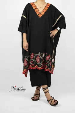 مانتو پانچ جلوبسته مجلسی