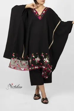 مانتو پانچ جلوبسته مجلسی