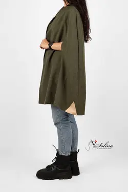 شنل پاییزه تکه دوزی شده