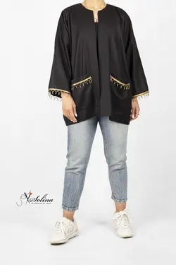 کت کوتاه مجلسی کرپ