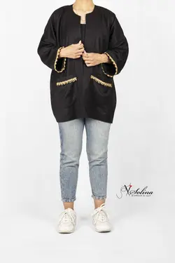 کت کوتاه مجلسی کرپ