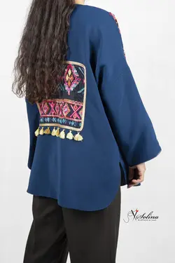 کت مجلسی سورمه ای