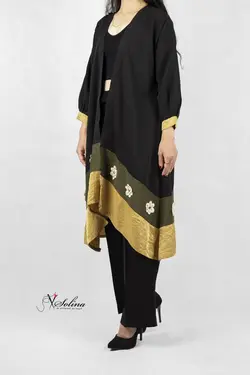 مانتو مجلسی ترکیبی