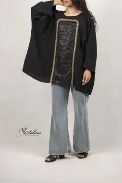 مانتو جلو بسته کوتاه