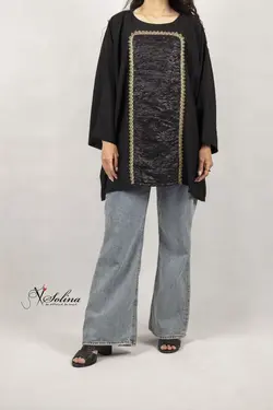 مانتو جلو بسته کوتاه