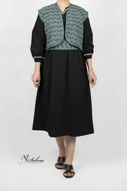 ست پیراهن و جلیقه و کمربند