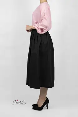 شومیز حریر و دامن