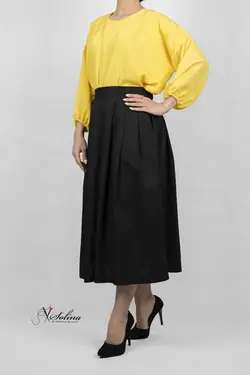 شومیز حریر و دامن