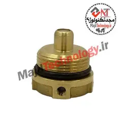 کلگی شير سه راهی برنجی پيچ خور