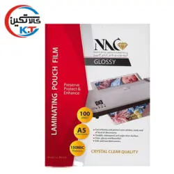 طلق پرس کارت 150 میکرون سایز A5 بسته 100 عددی
