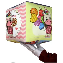 پاف کودک طرح اسب شاخ دار شیکدو مدل PF06 | شیکدو