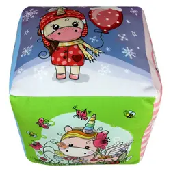 پاف کودک طرح اسب شاخ دار شیکدو مدل PF06 | شیکدو