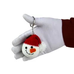 جاسوییچی بافتنی طرح آدم برفی شیکدو مدل KCH16 | شیکدو