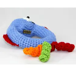 جغجغه بافتنی طرح ماهی شیکدو مدل JQ04 | شیکدو