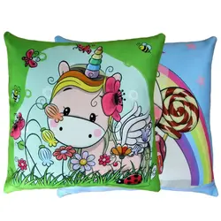 کوسن کودک طرح اسب شاخ دار شیکدو مدل CSH05 | شیکدو