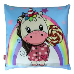 کوسن کودک طرح اسب شاخ دار شیکدو مدل CSH05 | شیکدو