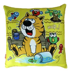 کوسن کودک طرح گربه بازیگوش شیکدو مدل CSH04 | شیکدو