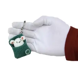 جاسوییچی بافتنی طرح دکمه شیکدو مدل KCH01 | شیکدو