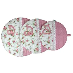 سرویس آشپزخانه طرح رز 23 تکه شیکدو مدل KS03 | شیکدو