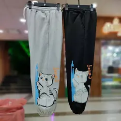 شلوار جاگر گربه ای