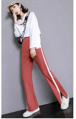 شلوار اسلش دمپا چاکدار